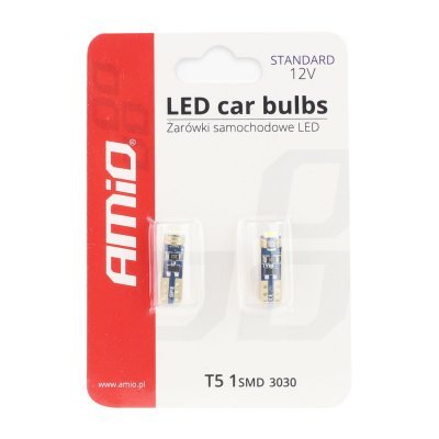 AMiO - LED žiarovky STANDARD T5 1xSMD 3030 12V High Power