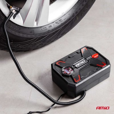 AMiO - Digitálny kompresor do auta s LED 12V Acomp-11