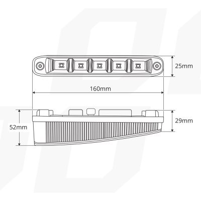 AMiO - Svetlá pre denné svietenie DRL 506HP