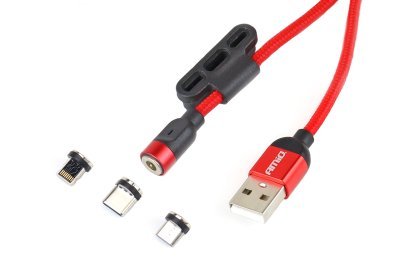 AMiO - Multikábel USB Lightning/USB C/micro USB 1m UC-08