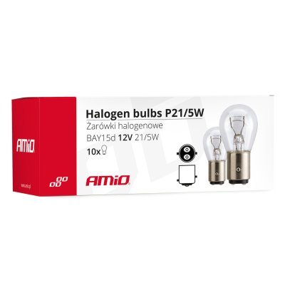 AMiO - Halogénové žiarovky P21/5W BAY15D 12V 21W/5W