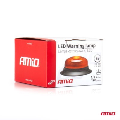 AMiO - Výstražný maják W213bl 3 skrutky R65 R10 18LED 12/24V IP56
