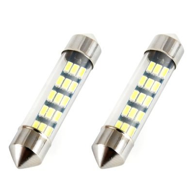 AMiO - LED žiarovky STANDARD 3014 15SMD Festoon C5W C10W C3W 39mm White 12V