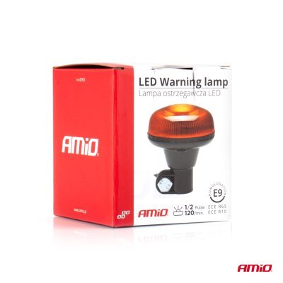 AMiO - Výstražný maják W21p na tyč R65 R10 18LED 12/24V IP56