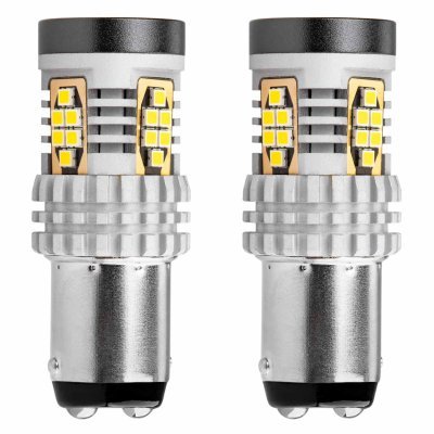 AMiO - LED žiarovky CANBUS 3020 24SMD 1157 BAY15D P21/5W White 12V/24V