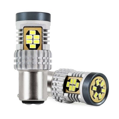 AMiO - LED žiarovky CANBUS 3020 24SMD 1157 BAY15D P21/5W White 12V/24V