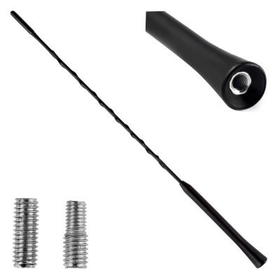 AMiO - Prút autoantény 41cm 5/6mm adaptér ANTM02
