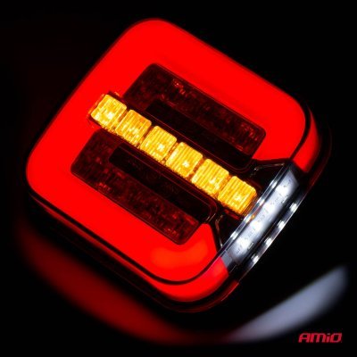 AMiO - Svetlo zadné združené LED ĽAVÉ, PRAVÉ dynamické - RCL-08-LR