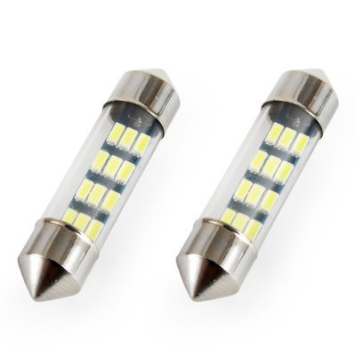 AMiO - LED žiarovky STANDARD 3014 12SMD Festoon C5W C10W C3W 36mm White 12V