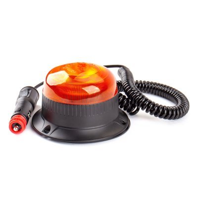 AMiO - Výstražný maják W21ml Magnet / 3 skrutky R65 R10 18LED 12/24V IP56