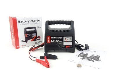 AMiO - Nabíjačka auto/moto batérií SBC-6A 12V