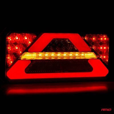 AMiO - Svetlo zadné združené LED dynamické ĽAVÉ RCL-02-L