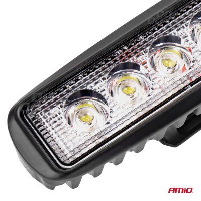 AMiO - Pracovné LED svetlo AWL01 6 LED FLAT 9-60V