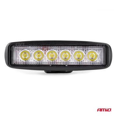 AMiO - Pracovné LED svetlo AWL01 6 LED FLAT 9-60V