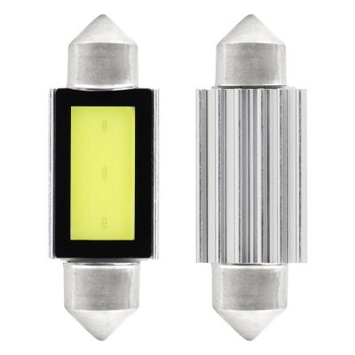 AMiO - LED žiarovky CANBUS COB3 Festoon C5W C10W C3W 39mm White 12V