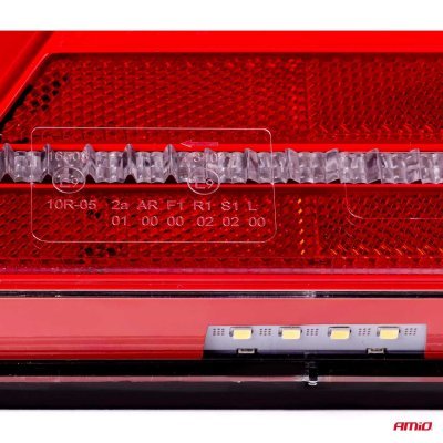 AMiO - Svetlo zadné združené LED dynamické ĽAVÉ RCL-04-L