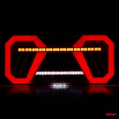 AMiO - Svetlo zadné združené LED dynamické ĽAVÉ RCL-04-L