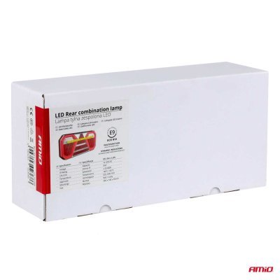 AMiO - Svetlo zadné združené LED dynamické ĽAVÉ RCL-04-L