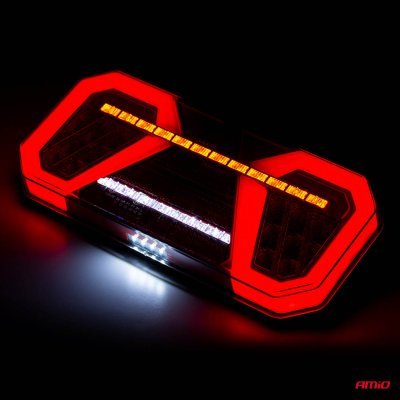 AMiO - Svetlo zadné združené LED dynamické ĽAVÉ RCL-04-L