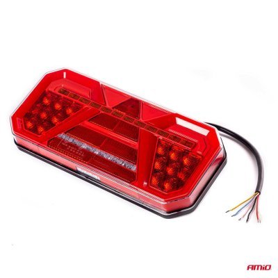 AMiO - Svetlo zadné združené LED dynamické ĽAVÉ RCL-04-L