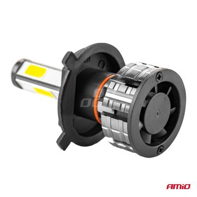 AMiO - LED žiarovky hlavného svietenia H4 COB 4Side