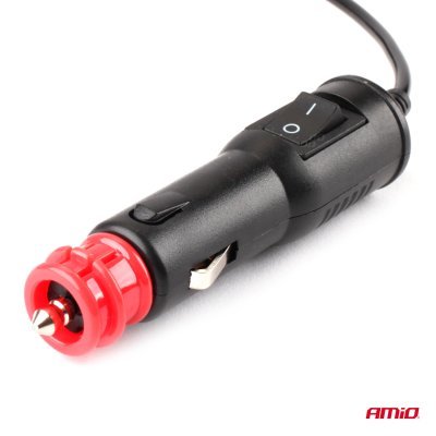 AMiO - Výstražný maják W21m Magnet / 3 skrutky R65 R10 18LED 12/24V IP56