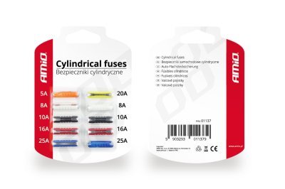 AMiO - Autopoistky 10ks blister cylindrické