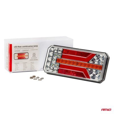 AMiO - Svetlo zadné združené LED dynamické ĽAVÉ PRAVE- RCL-01-LR