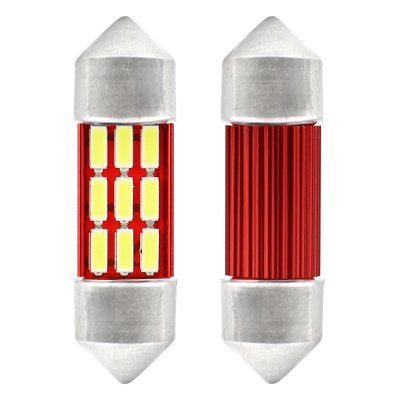 AMiO - LED žiarovky CANBUS 4014 12SMD Festoon C5W C10W C3W 31mm White 12V/24V