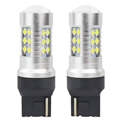 AMiO - LED žiarovky CANBUS 3030 24SMD T20 7440 W21W White 12V/24V