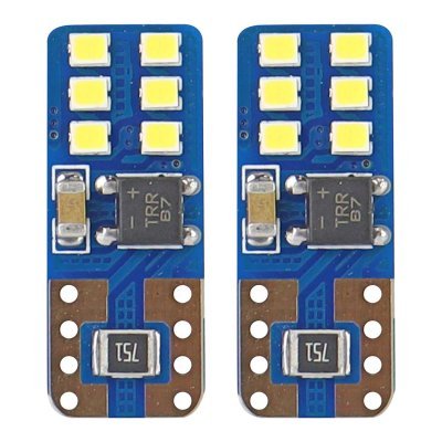 AMiO - LED žiarovky CANBUS 12SMD UltraBright 2016 T10e (W5W) White 12V/24V