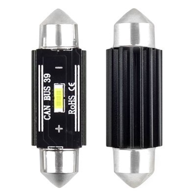 AMiO - LED žiarovky CANBUS 1860 1SMD UltraBright Festoon C5W C10W C3W 39mm White 12V/24V