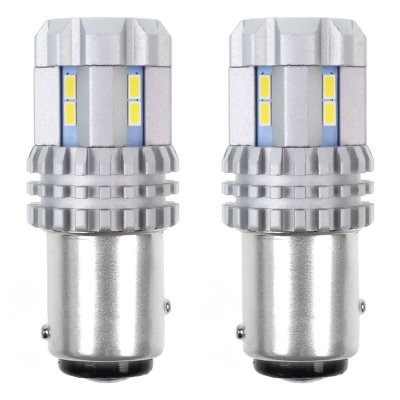 AMiO - LED žiarovky CANBUS 3020 22SMD UltraBright 1157 BAY15D P21/5W White 12V/24V