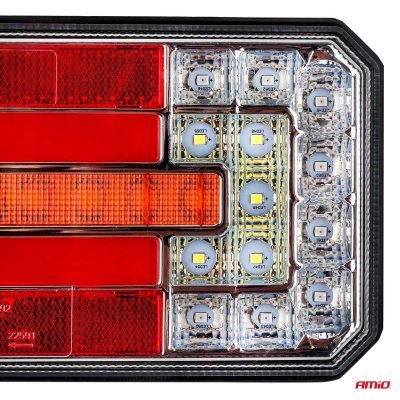 AMiO - Svetlo zadné združené LED dynamické ĽAVÉ PRAVE- RCL-01-LR