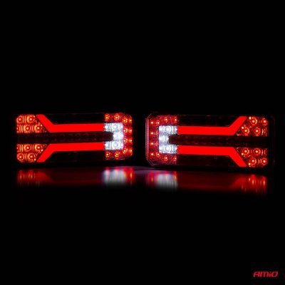 AMiO - Svetlo zadné združené LED dynamické ĽAVÉ PRAVE- RCL-01-LR