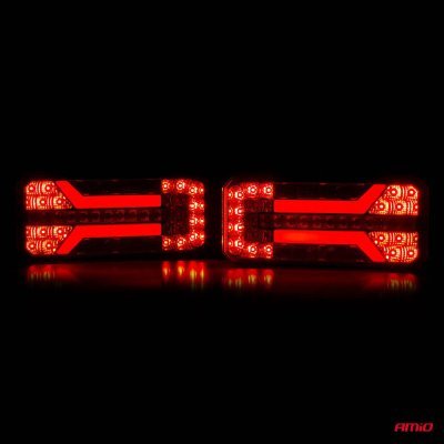 AMiO - Svetlo zadné združené LED dynamické ĽAVÉ PRAVE- RCL-01-LR