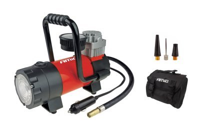 AMiO - Vzduchový kompresor do auta 12V HQ LED ACOMP-06