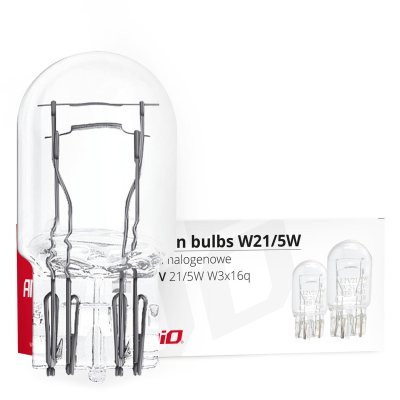 AMiO - Halogénové žiarovky T20 W21/5W W3x16d 10ks