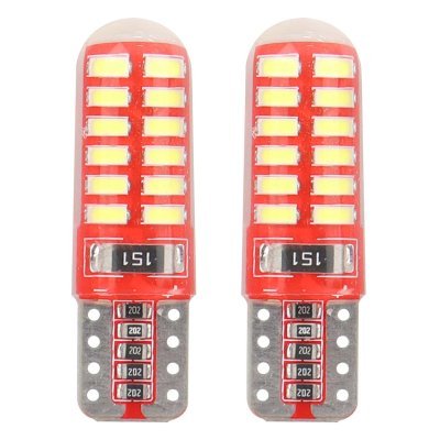 AMiO - LED žiarovky CANBUS 24SMD 3014 T10e (W5W) SILCA White 12V