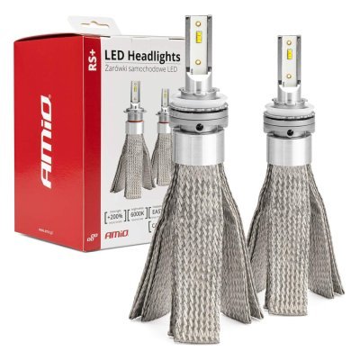 AMiO - LED žiarovky pre hlavné svietenie H8/H9/H11 50W RS+ Slim séria