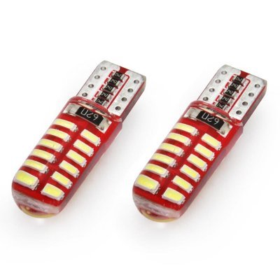 AMiO - LED žiarovky CANBUS 24SMD 3014 T10e (W5W) SILCA White 12V