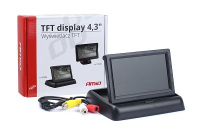 AMiO - Displej výklopný pre cúvaciu kameru TFT02