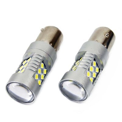 AMiO - LED žiarovky CANBUS 3030 24SMD 1156 BA15S P21W White 12V/24V