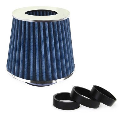 AMiO - Kužeľový vzduchový filter Modrý + 3 adaptéry
