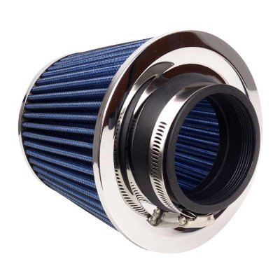 AMiO - Kužeľový vzduchový filter Modrý + 3 adaptéry