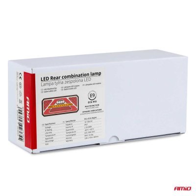 AMiO - Svetlo zadné združené LED dynamické PRAVÉ RCL-02-R