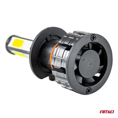 AMiO - LED žiarovky hlavného svietenia H7 COB 4Side