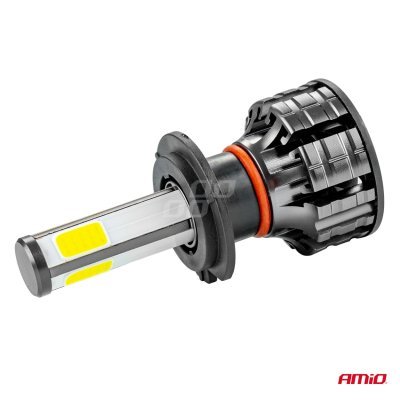 AMiO - LED žiarovky hlavného svietenia H7 COB 4Side