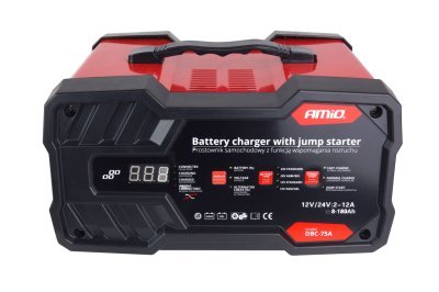 AMiO - Nabíjačka so štartovacou funkciou 12A 12/24V 75A
