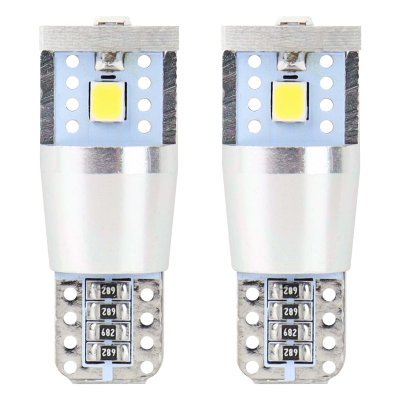 AMiO - LED žiarovky CANBUS 3SMD 2835 T10e (W5W) ALU White 12V/24V
